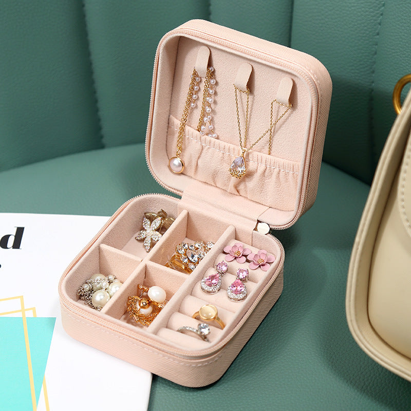 Portable Mini Jewelry Storage Box